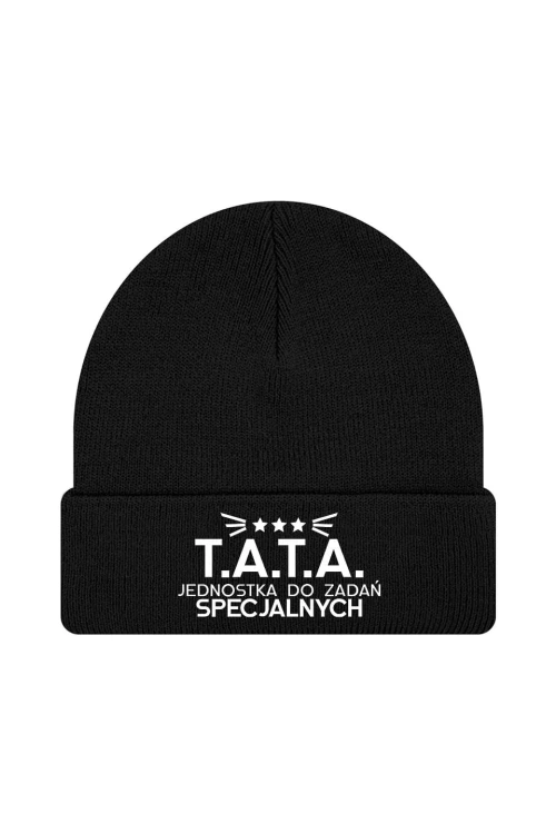 Czapka zimowa T.A.T.A Jednostka do zadań specjalnych - czarna