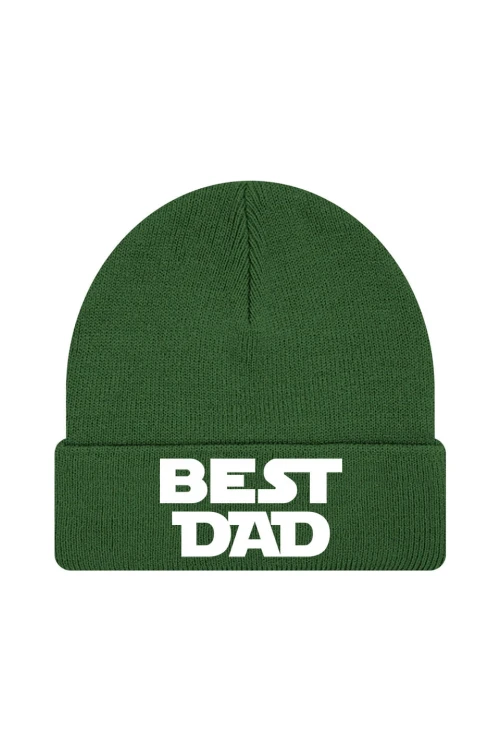 Czapka zimowa Best Dad - ciemnozielona