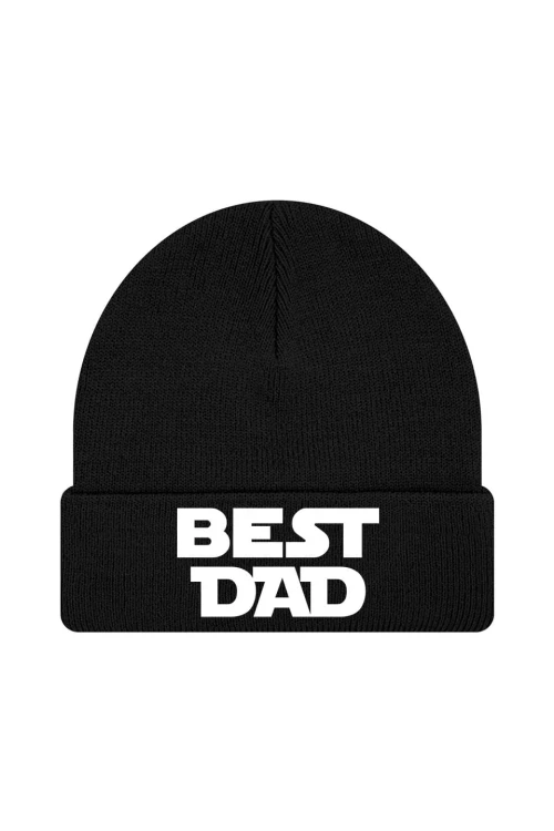 Czapka zimowa Best Dad - czarna