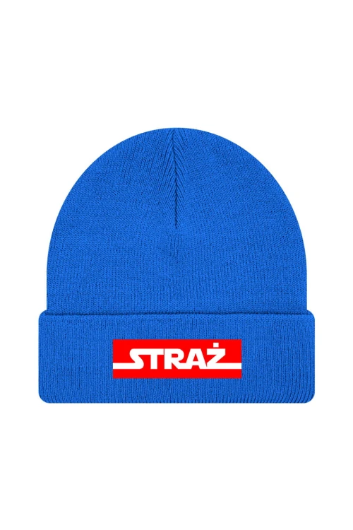 Czapka zimowa STRAŻ - niebieska