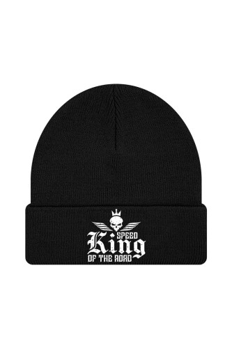 Czapka zimowa Speed king of the road - czarna