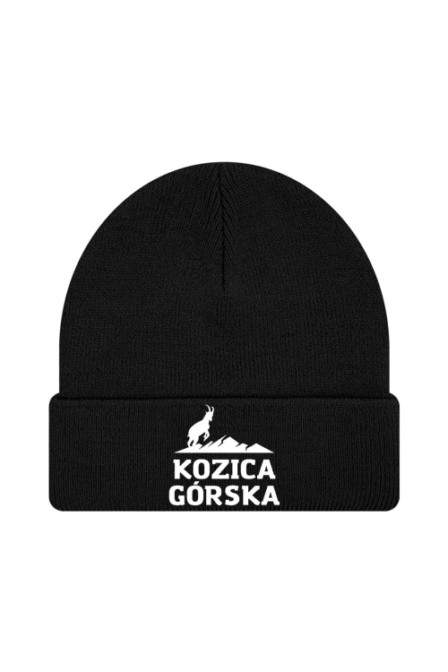 Czapka zimowa Kozica górska - czarna