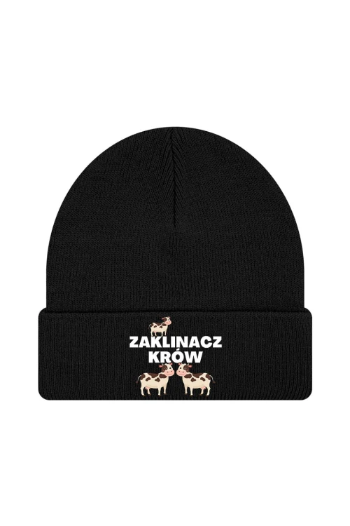 Czapka zimowa Zaklinacz krów - czarna