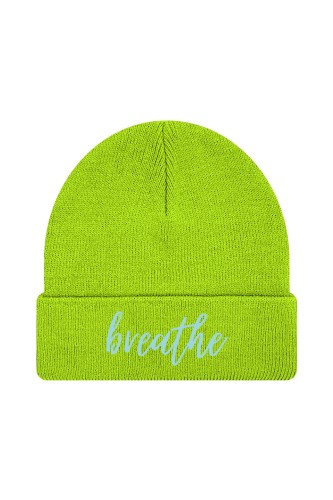 Czapka zimowa Breathe - limonka