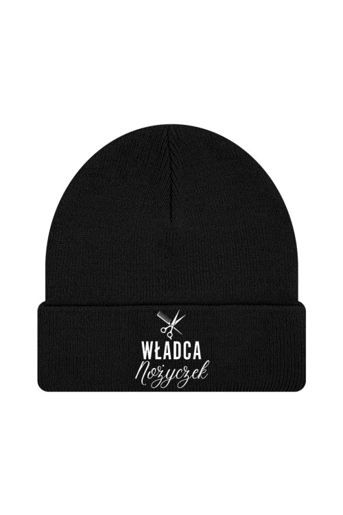 Czapka zimowa Władca nożyczek - czarna