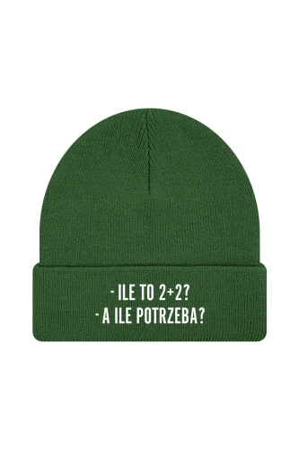 Czapka zimowa Ile to 2+2? A ile potrzeba?
