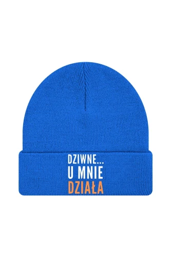 Czapka zimowa Dziwne u mnie działa