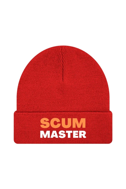 Czapka zimowa Scum master - czerwona