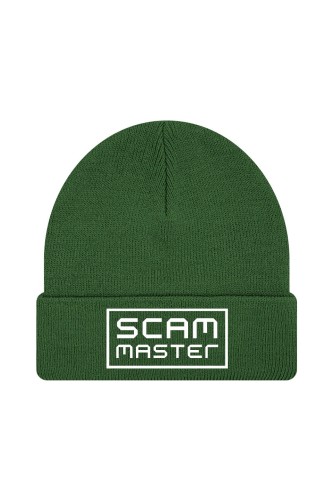 Czapka zimowa Scam master - ciemnozielona
