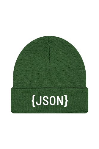 Czapka zimowa JSON - ciemnozielona