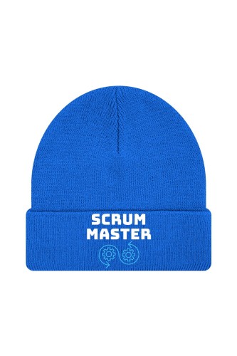 Czapka zimowa Scrum master - niebieska