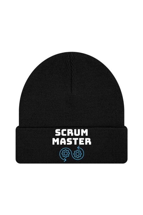 Czapka zimowa Scrum master - czarna
