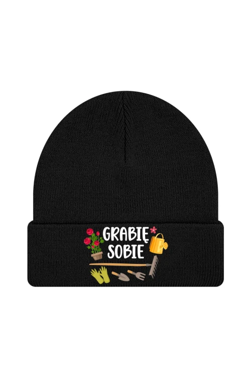 Czapka zimowa Grabie sobie - czarna