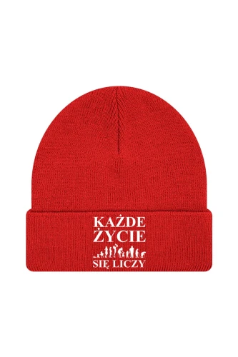 Czapka zimowa Każde życie się liczy