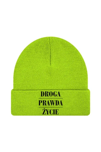 Czapka zimowa Droga prawda życie