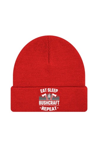 Czapka zimowa East sleep bushcraft repeat - czerwona