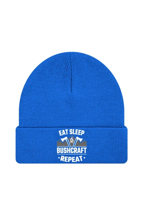 Czapka zimowa East sleep bushcraft repeat - niebieska