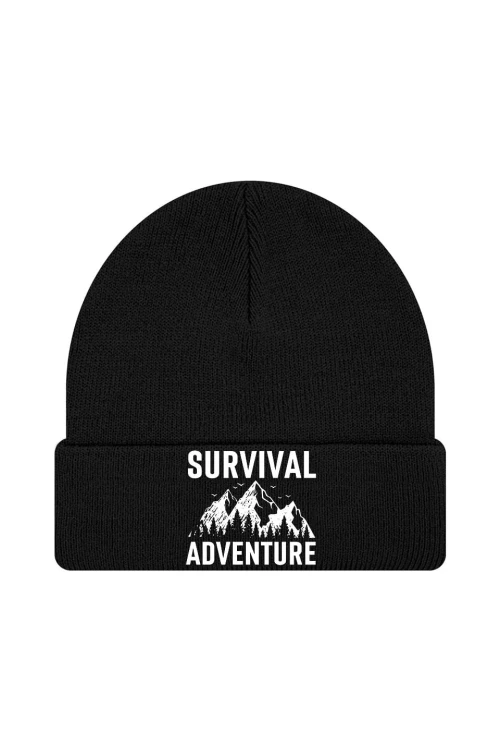 Czapka zimowa Survival Adventure - czarna