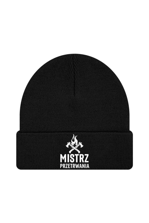Czapka zimowa Mistrz przetrwania - czarna