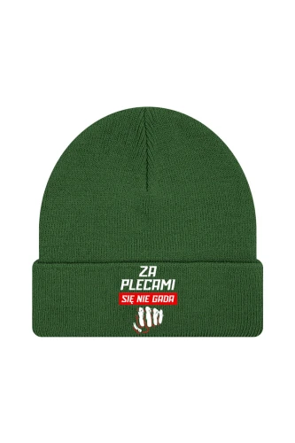Czapka zimowa Za plecami się nie gada 