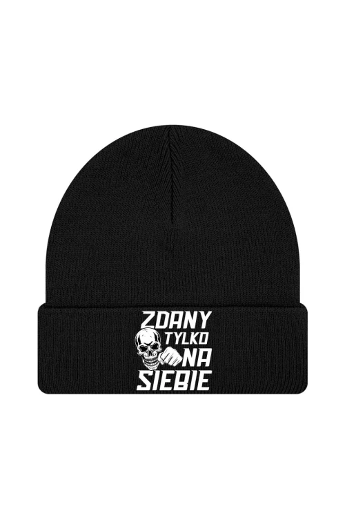 Czapka zimowa Zdany tylko na siebie - czarna