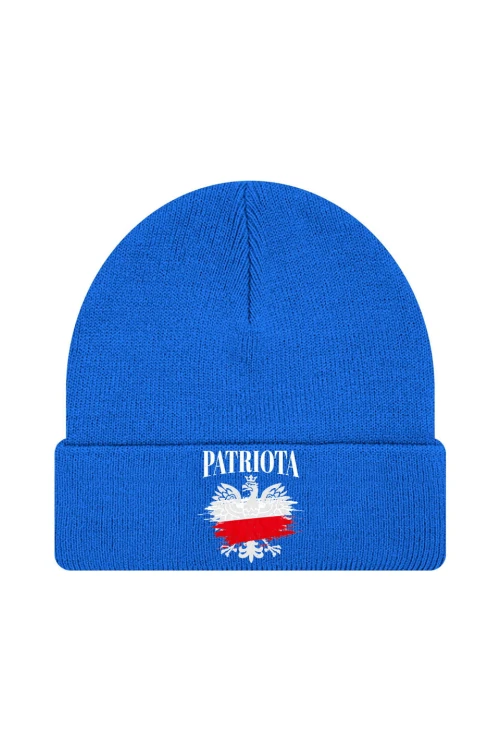 Czapka zimowa Patriota - niebieska