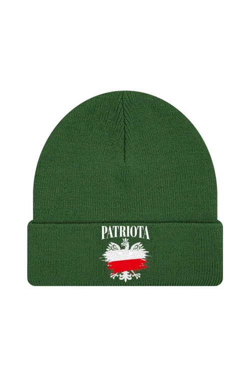 Czapka zimowa Patriota - ciemnozielona