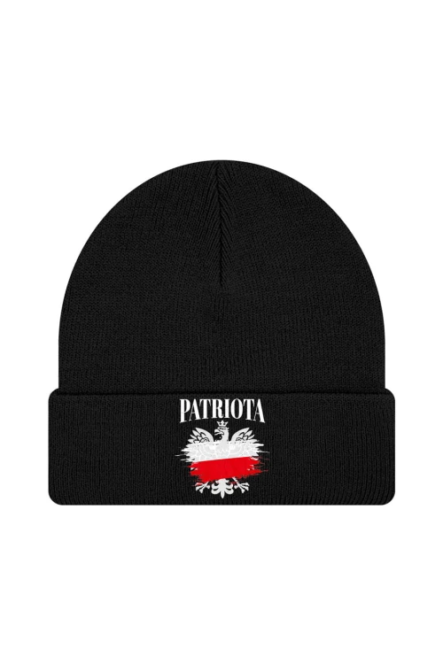 Czapka zimowa Patriota - czarna