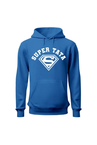 Bluza męska z kapturem Super Tata Super Man
