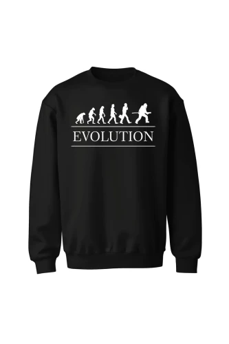 Bluza męska bez kaptura Ewolucja strażaka