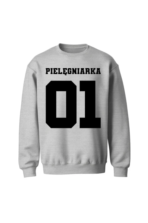 Bluza bez kaptura Pielęgniarka 01 - szara