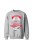 Bluza bez kaptura Urodzony by jeździć motocyklem - szara