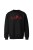 Bluza bez kaptura Motocross heartbeat - czarna