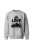 Bluza bez kaptura One Love Motocykle - szara
