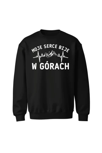 Bluza bez kaptura Moje serce bije w górach
