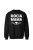 Bluza bez kaptura Kocia mama - czarna