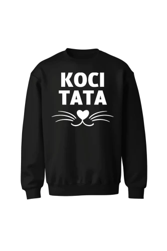 Bluza bez kaptura Koci tata