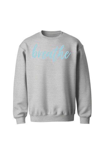 Bluza bez kaptura Breathe - szara