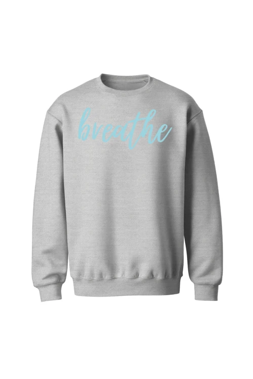 Bluza bez kaptura Breathe - szara