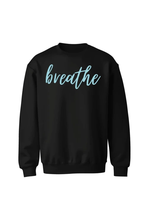 Bluza bez kaptura Breathe - czarna