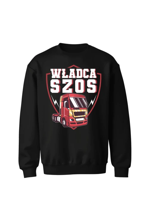 Bluza bez kaptura Władca szos - czarna