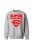 Bluza bez kaptura Super kierowca czerwony - szara