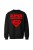 Bluza bez kaptura Super kierowca czerwony - czarna