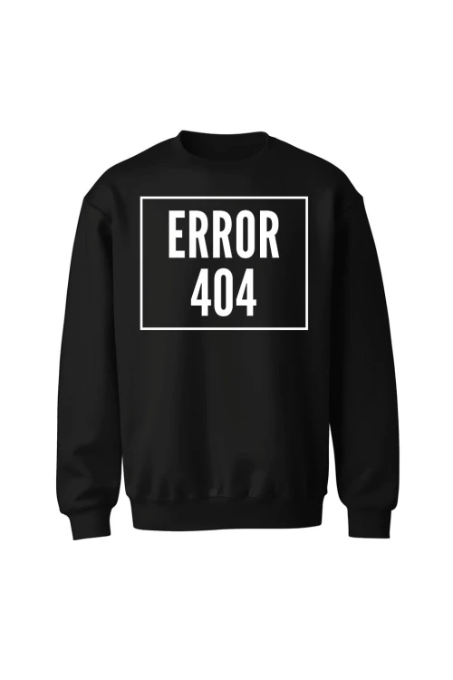 Bluza bez kaptura 404 error - czarna
