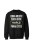 Bluza bez kaptura Jedna miłość serca bicie node.js ponad życie - czarna