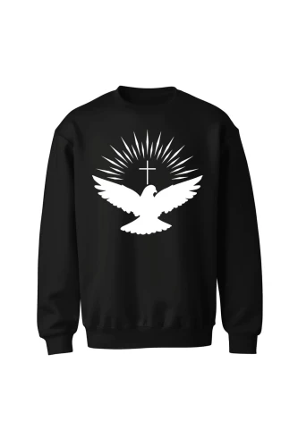 Bluza bez kaptura Gołąb duch święty