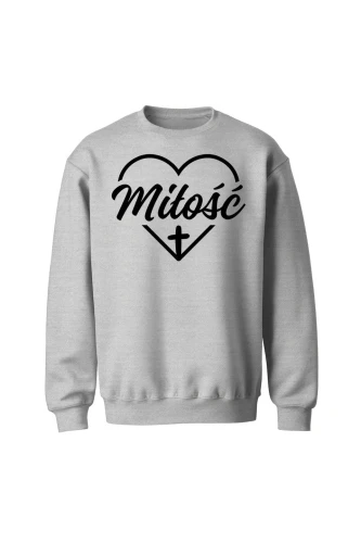 Bluza bez kaptura Miłość w sercu