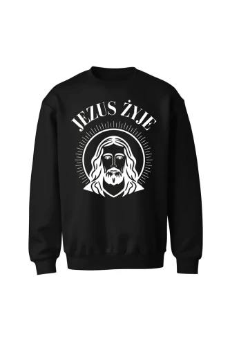 Bluza bez kaptura Jezus żyje