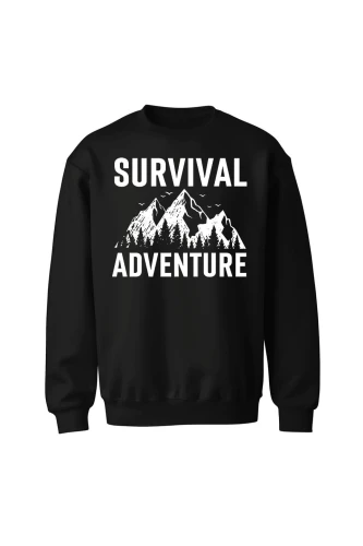 Bluza bez kaptura Survival Adventure