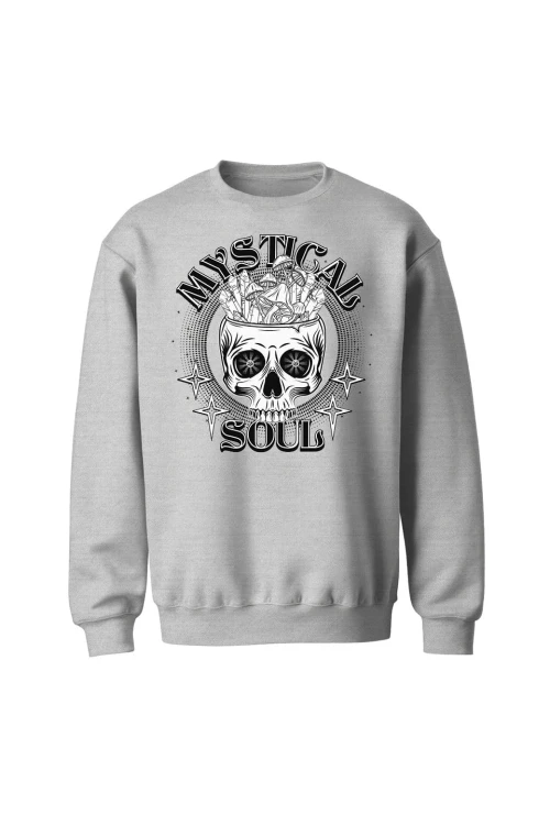Bluza bez kaptura Mystical Soul - szara